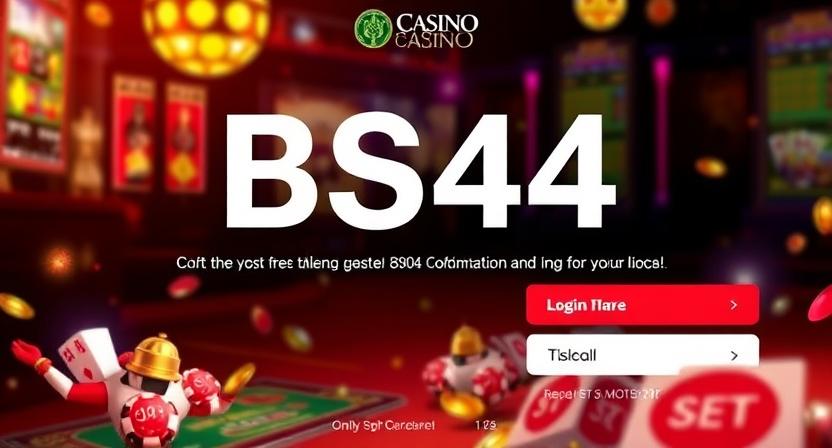 Clean and intuitive BS44 login interface